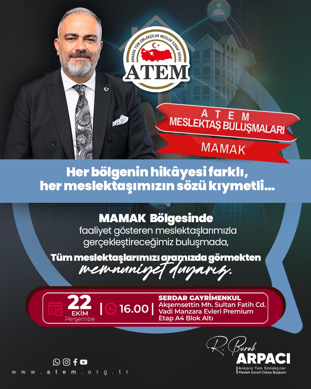 Mamak B&ouml;lgesi Meslektaş Ziyareti